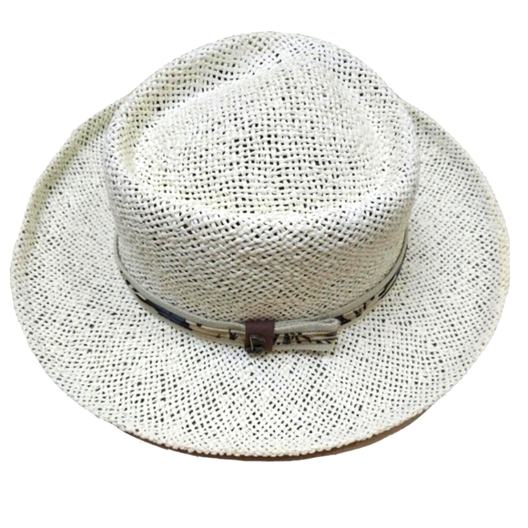 SCALA MENS GAMBLER PANAMA TOYO STRAW SUN SHADY GOLF FISH HIKE UPF 50 SIZE S/M